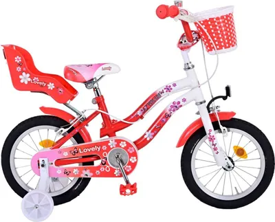 Produktbild von 14 Zoll Kinder Mädchen Fahrrad Kinderfahrrad Rad Bike LOVELY ROT 1493