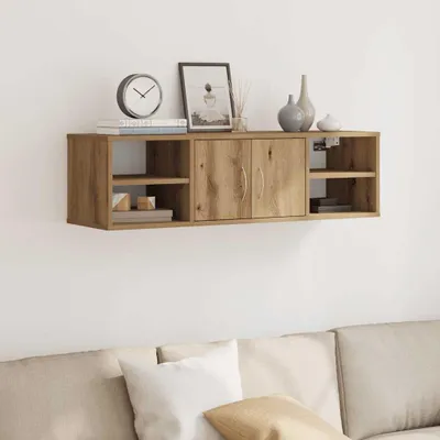 Immagine prodotto di vidaXL Armadio a muro rovere Artisan 101x30x29 cm materiale a base di legno