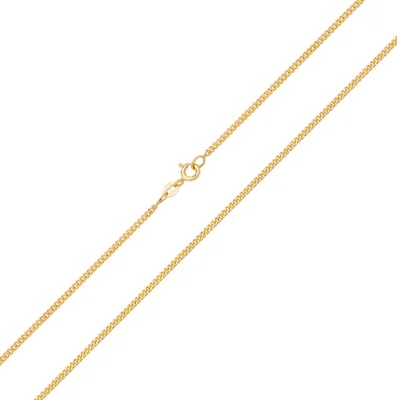 Produktbild von Funkelndes Feuer Elegant 9 Karat (375) Gold Damen - Panzer Kette - 51cm; TRS19370L20