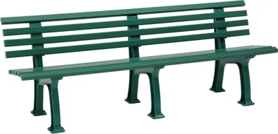 Produktbild von Gartenbank JUIST 4-Sitzer Länge 2000 mm, grün
