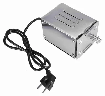 Produktbild von Rotisserie Motor für Grill - Edelstahl - EU-Stecker 220V - Anpassbare Steckeroptionen