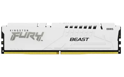 Obrázek produktu pro DDR5 32GB PC 6000 CL36 Kingston FURY Beast White EXPO retail