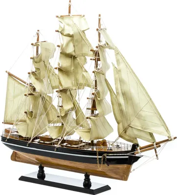 Produktbild von Modellschiff Cutty Sark Wollklipper Holz Schiff Segelschiff 54cm kein Bausatz