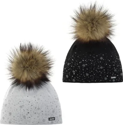 Eisbär Rana Lux Crystal Mütze für Damen mit Bommel