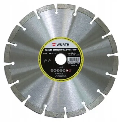 Produktbild von WURTH Diamanttrennscheibe Beton 230mm Long Life