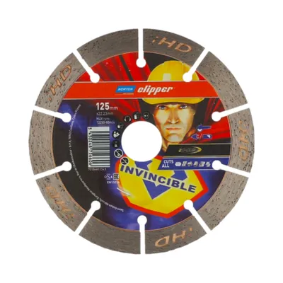 Produktbild von Norton Clipper Diamanttrennscheibe Mr.Invincible Universal 125 x 22, 70184603343