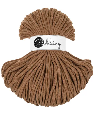 Produktbild von Bobbiny Premium 5 mm 100 m Caramel Šňůra