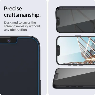 Obrázek produktu pro Tepelné Sklo Spigen Glas.tr Slim Iphone 13 / 13 Pro / 14 Soukromí