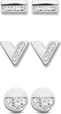Immagine prodotto di Set di orecchini Victoria color argento