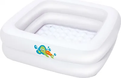 Produktbild von Bestway 51116 Dětský bazén čtverec bílý 86 x 86 x 25 cm