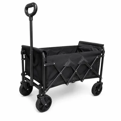 Immagine prodotto di Carrello pieghevole da esterno da 120 litri con ruote, realizzato in tessuto Oxford a doppio strato da 600D. Carrello pieghevole da esterno con capacità di stoccaggio di 120 litri - VOZIPRO
