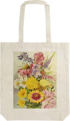 Produktbild von Baumwolltasche STBAG 63 Sommer Blumen Schuppen