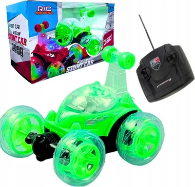 Zdjęcie produktu dla Samochód zdalnie sterowany dla chłopca auto twister dziecka zielony sport