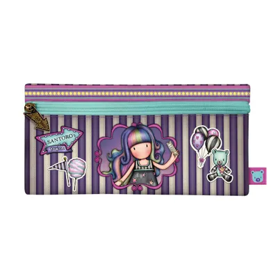 Zdjęcie produktu dla Schulmäppchen Gorjuss Up and away Lila (22 x 11 x 1,5 cm)