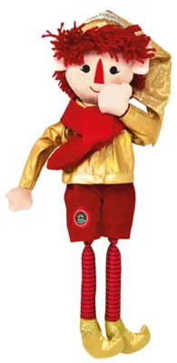Image de Lutin de Noël en peluche « Kind Colorito T » - 50 x 7 cm - Multicolore | par Mon lutin magique