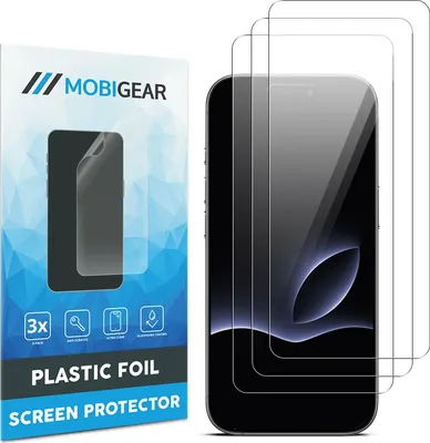 Produktbild von Mobigear iPhone 17 Pro Max Displayschutz Schutzfolie - Hüllenfreundlich (3er Pack)