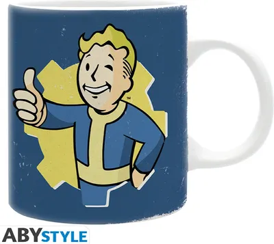 Immagine prodotto di Tazza in Vetroceramica Fallout - Vault Boy Blue (320 ml)