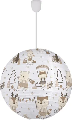 Produktbild von Näve Leuchten Schirme BAUSTELLE mit E27 Schirme BAUSTELLE mit E27 Papierleuchte Ø: 45cm, Leuchtenschirm im Romantic Style, aus Metall und Papier in braun, 45 cm hoch, Ø 45 cm, für E27 -Fassung
