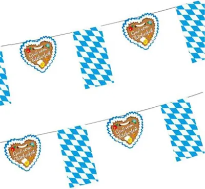 Produktbild von Papstar Wimpelkette Flaggenkette 'Gruß vom '