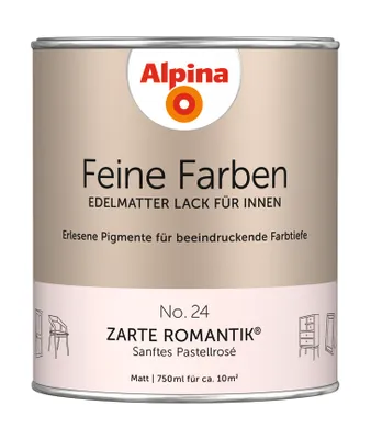 Produktbild von Alpina Feine Farben Lack Zarte Romantik sanftes pastellrosé 750 ml