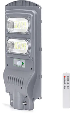 Produktbild von 100W LED-Solar Straßenleuchte Straßenlaterne Solarleuchte für Außen mit Fernbdienung 6500K