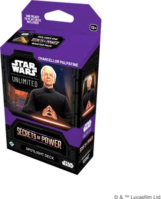Produktbild von Star Wars Unlimited Secrets of Power: Spotlight Deck: Chancellor Palpatine