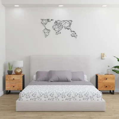 Obrázek produktu pro vidaXL Noční stolky 2 ks 40x33x46 cm z masivního dřeva akácie