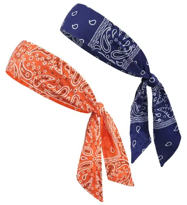 Productafbeelding van NiceYnn 2 sportieve hoofdbanden met paisley-print, verstelbaar, elastisch, zweetabsorberend