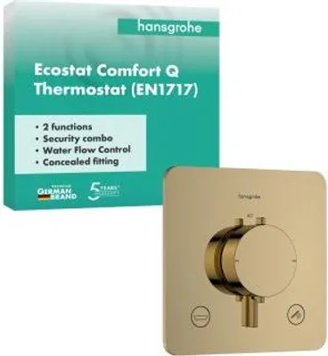 Imagen del producto de HANSGROHE 33717990: Termostato UP Ecostat Comfort Q