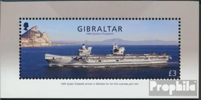 Produktbild von Briefmarken Gibraltar 2018 Mi Block131 (kompl.Ausg.) postfrisch HMS Queen Elizabeth