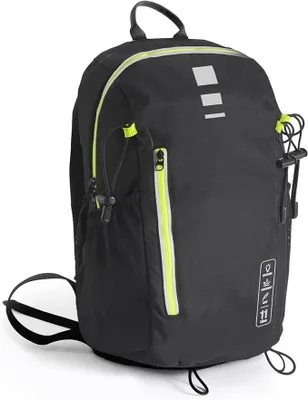 Produktbild von PolkaHome® Wandelrucksack 11L Schwarz Reflektierend - Kompakter Trekkingrucksack Wasserdicht für Herren & Damen - Tagesrucksack für
