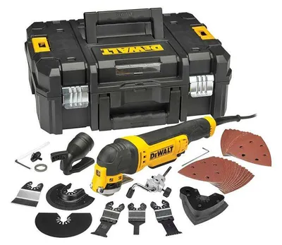 Image de Outil multi-cutter oscillant 300W DEWALT DWE315KT-QS avec coffret et 32 accessoires