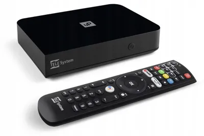 Produktbild von Smart-Decoder TV Android 12 4K mit Chromecast und Sprachsteuerung Telesystem