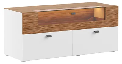 Immagine prodotto di Credenza TV bassa RTV xxl mobile tavolo soggiorno moderno legno 125x55cm
