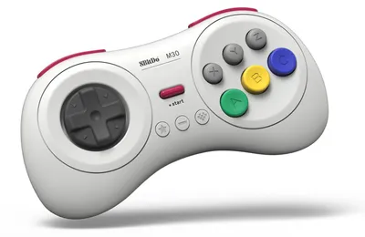Produktbild von 8Bitdo M30, Gamepad, Android, Nintendo Switch, Nintendo Switch 2, PC, D-Pad, Richtungstasten, Reset-Taste, Schaltfläche Start, Analog / Digital, Verkabelt & Kabellos, Bluetooth/USB