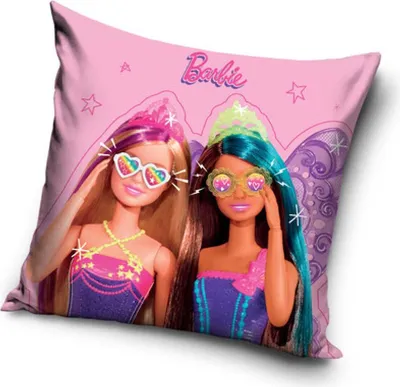Produktbild von Barbie Sunglasses Samt-Kissenbezug 40x40 cm