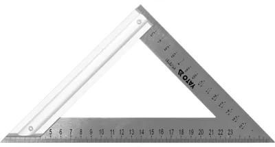 Produktbild von Winkelmesser Metalllineal 270mm Für Präzise Messungen und Markierungen