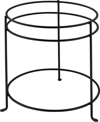 Immagine prodotto di Fink TAVOLA, supporto, ferro verniciato a polvere, nero, h. 51 cm, d. 46 cm Altezza: 51,00 cm Diametro: 46,00 cm 168100