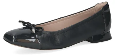 Productafbeelding van CAPRICE dames balletjes met hak, blauw (Ocean Comb), maat 36