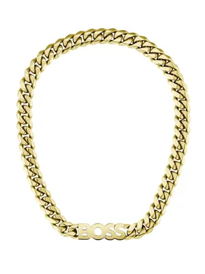 Produktbild von BOSS Kassy-Kettenhalskette, Gold One Size