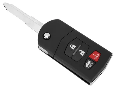 Imagen del producto de Funda protectora para llavero de coche plegable, con 3 botones, compatible con Mazda 3, 5, 6, RX-8, CX-7 y CX-9