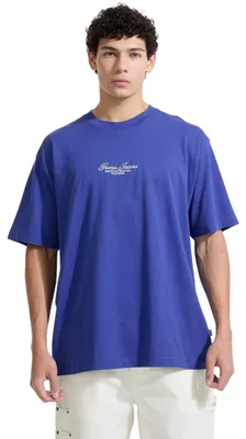 Productafbeelding van Guess - T-shirt voor heren, regular fit, model GT32045 (maat L) (koningsblauw)