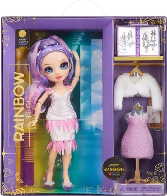 Zdjęcie produktu dla MGA Rainbow high Fantastic Fashion Violet Willow