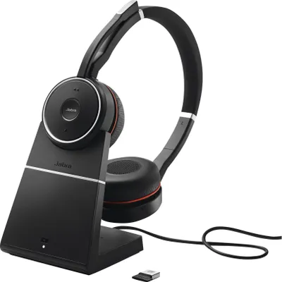 Obrázek produktu pro Jabra 7599-838-199 Jabra Evolve 75 UC Wireless On-Ear Headset m. Ladestation
