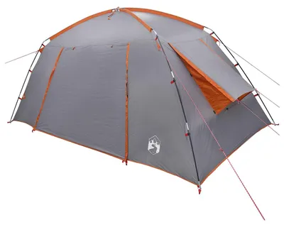 Obrázok produktu pre vidaXL Chata-stan, sivá a oranžová, 400 x 210 x 180 cm, polyester