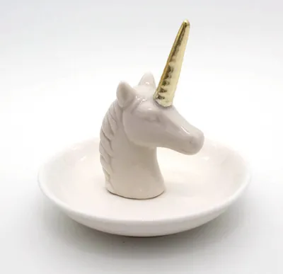 Produktbild von Einhorn Schmuckschale und Ringhalter
