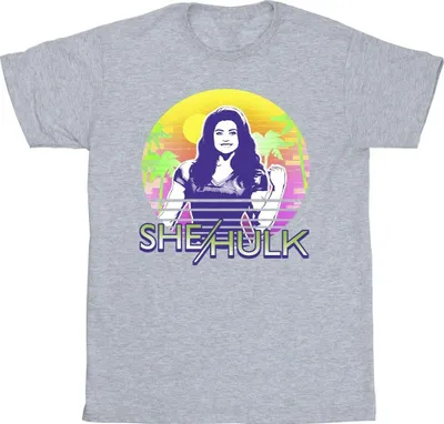 Produktbild von Marvel - "She-Hulk: Attorney At Law Sunset Smile" T-Shirt für Herren BI45247 (XXL) (Grau)