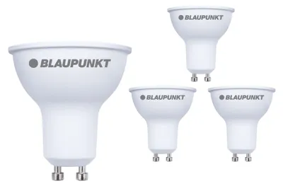 Produktbild von Blaupunkt Glühbirne GU10 - Spot Led Neutralweiß Lampe - 5W (entspricht 50W) - 500 Lumen - 4000K - Nicht dimmbar - 4er Set