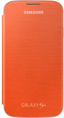 Image de Samsung, étui à rabat EF-FI950O Samsung Galaxy S4, orange