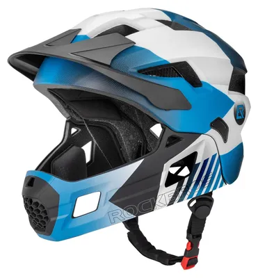 Integralhelm Kind Jugend BMX MTB mit Kinnschutz 48-57 cm